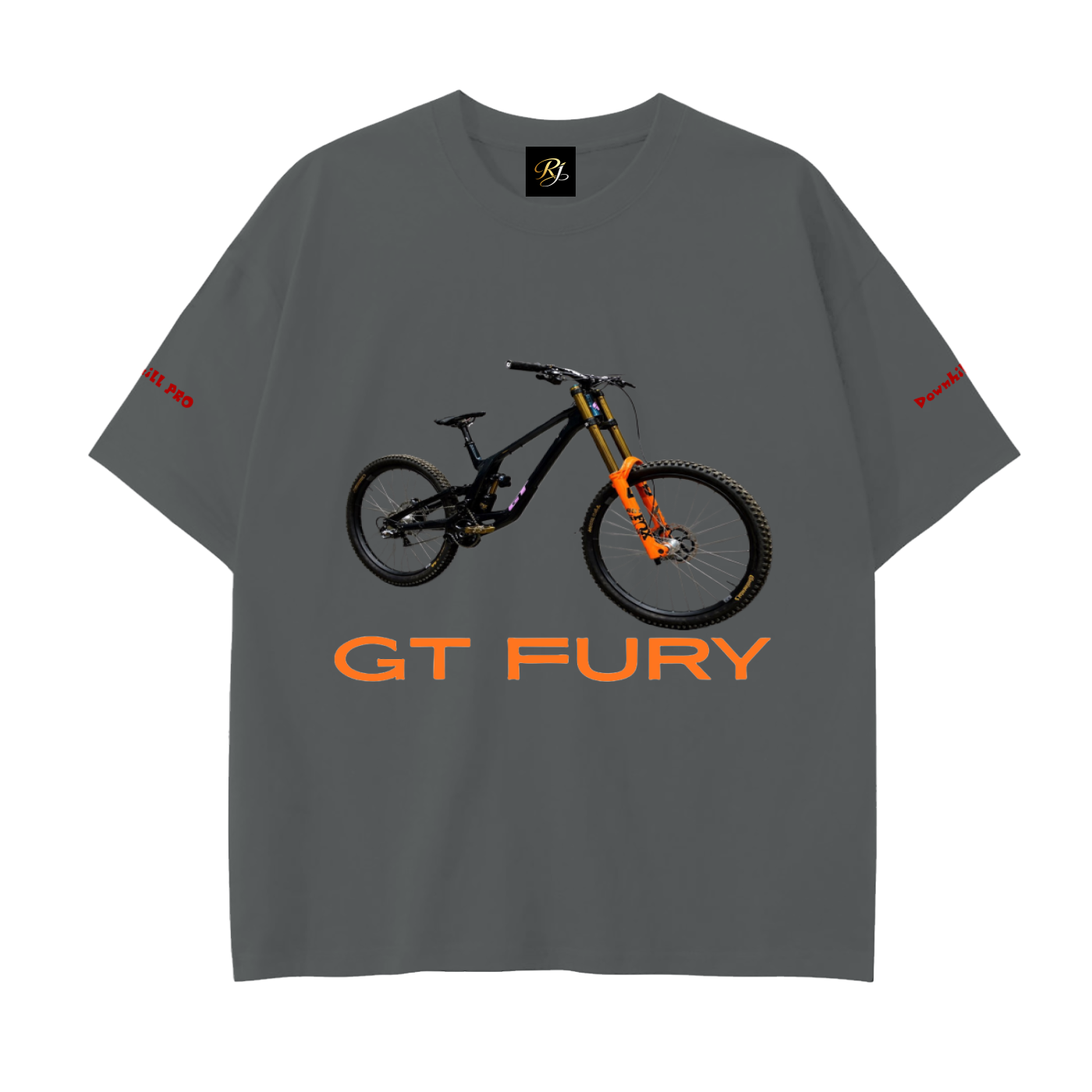 GT Fury, MTB, Drop Shoulder Cotton T-Shirt