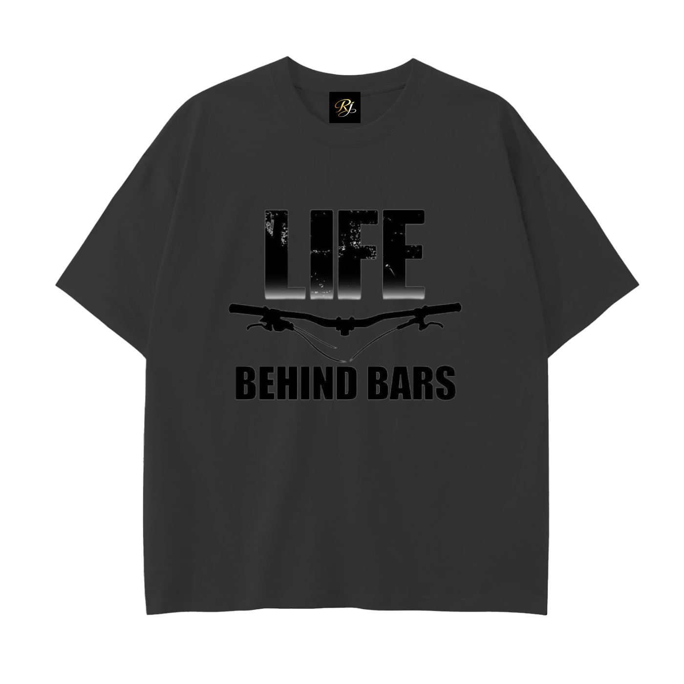 life behind bars Drop Shoulder Cotton T-Shirt