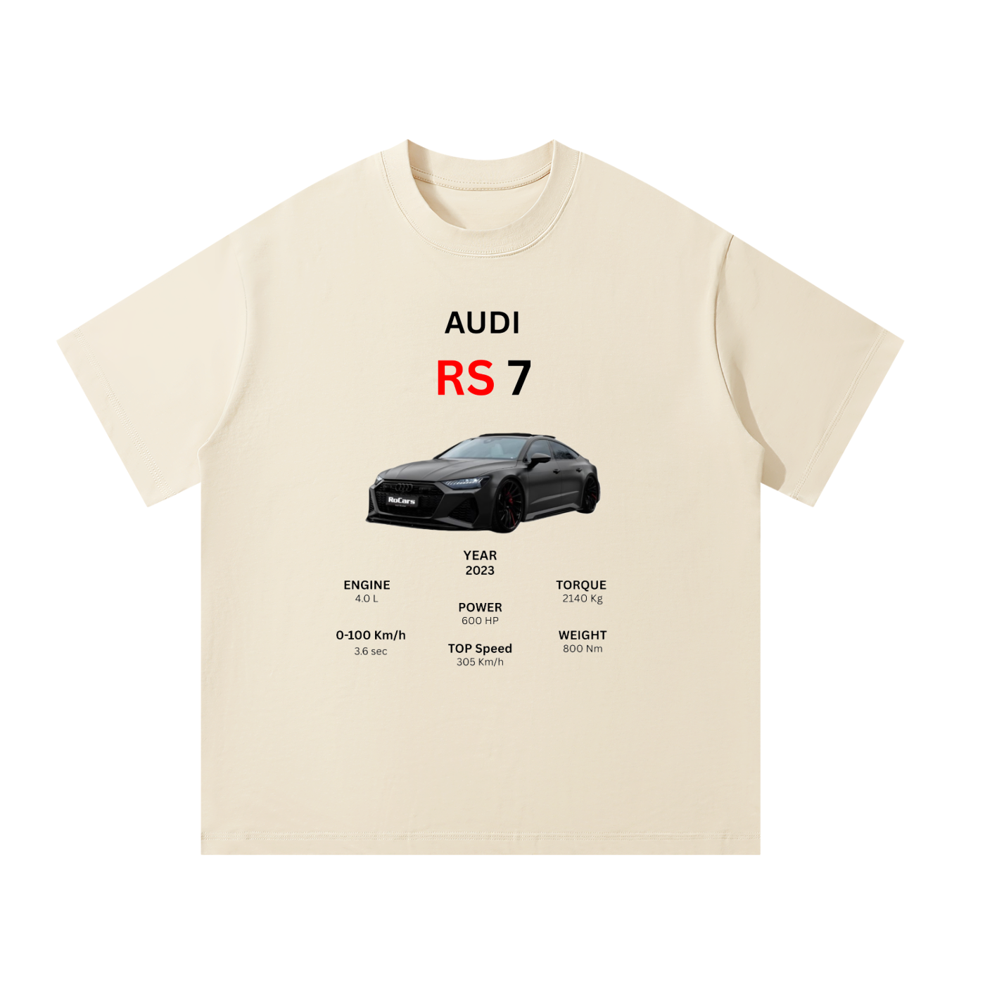 Audi RS7 Unisex Oversized T-Shirt