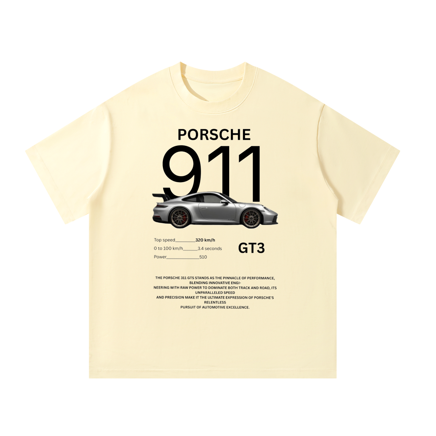 Porsche 911 GT3 Unisex Oversized T-Shirt