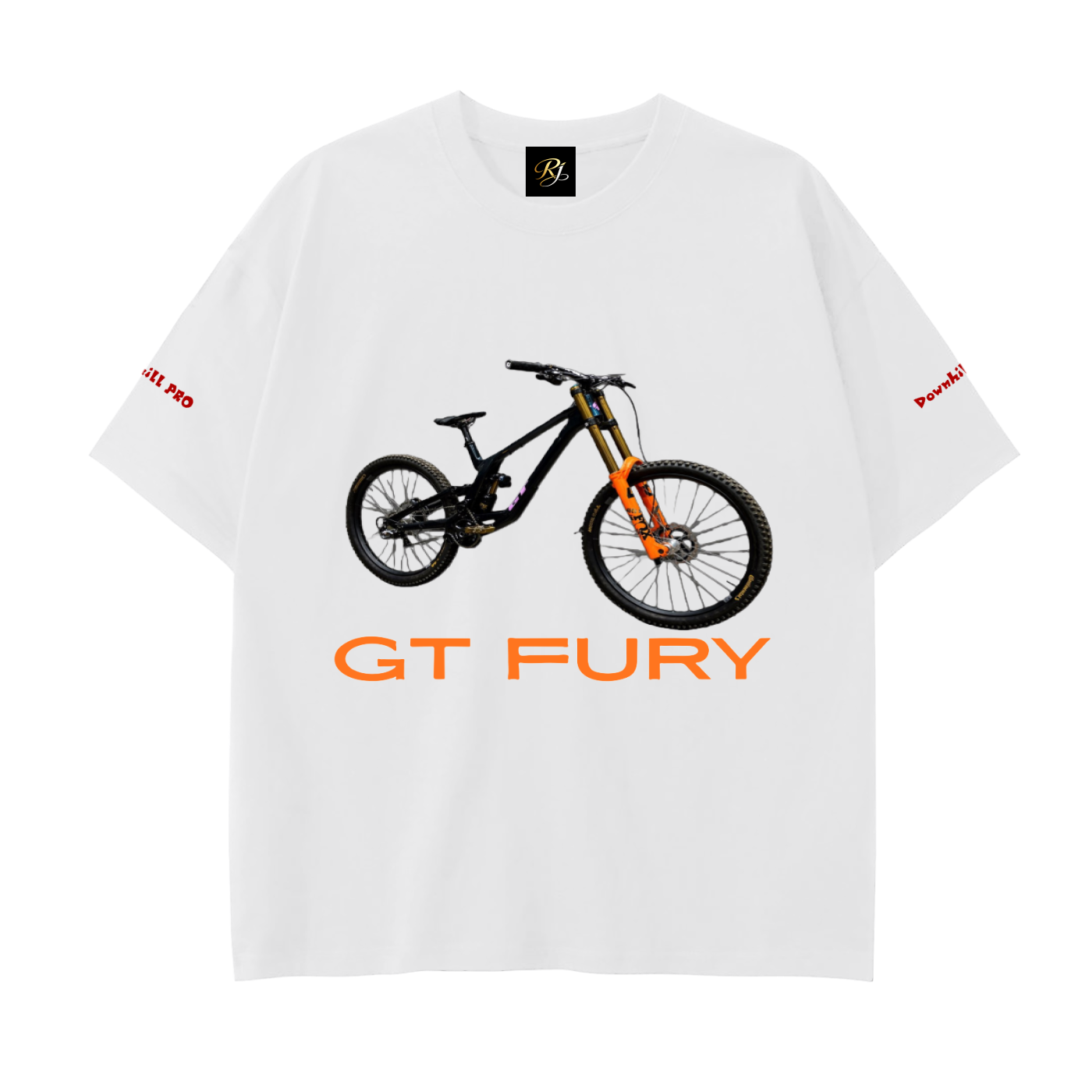 GT Fury, MTB, Drop Shoulder Cotton T-Shirt