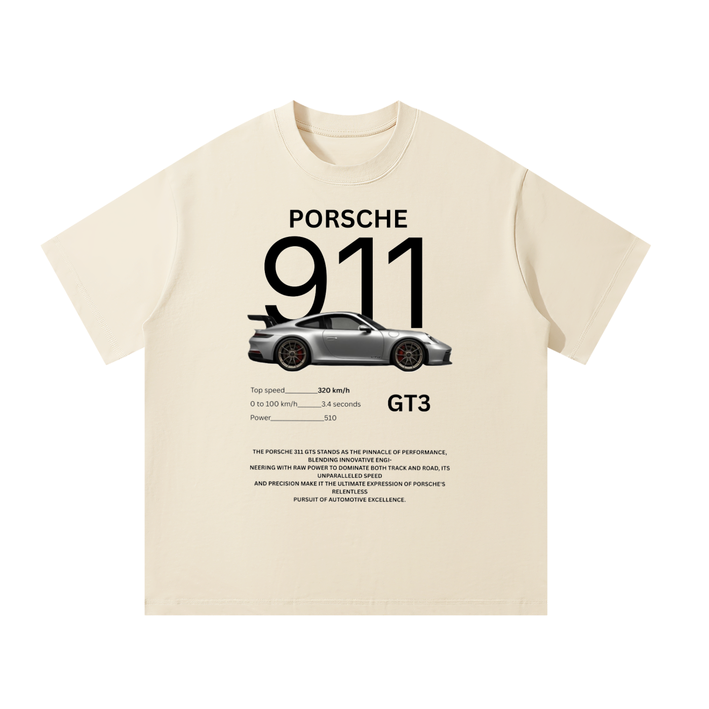Porsche 911 GT3 Unisex Oversized T-Shirt