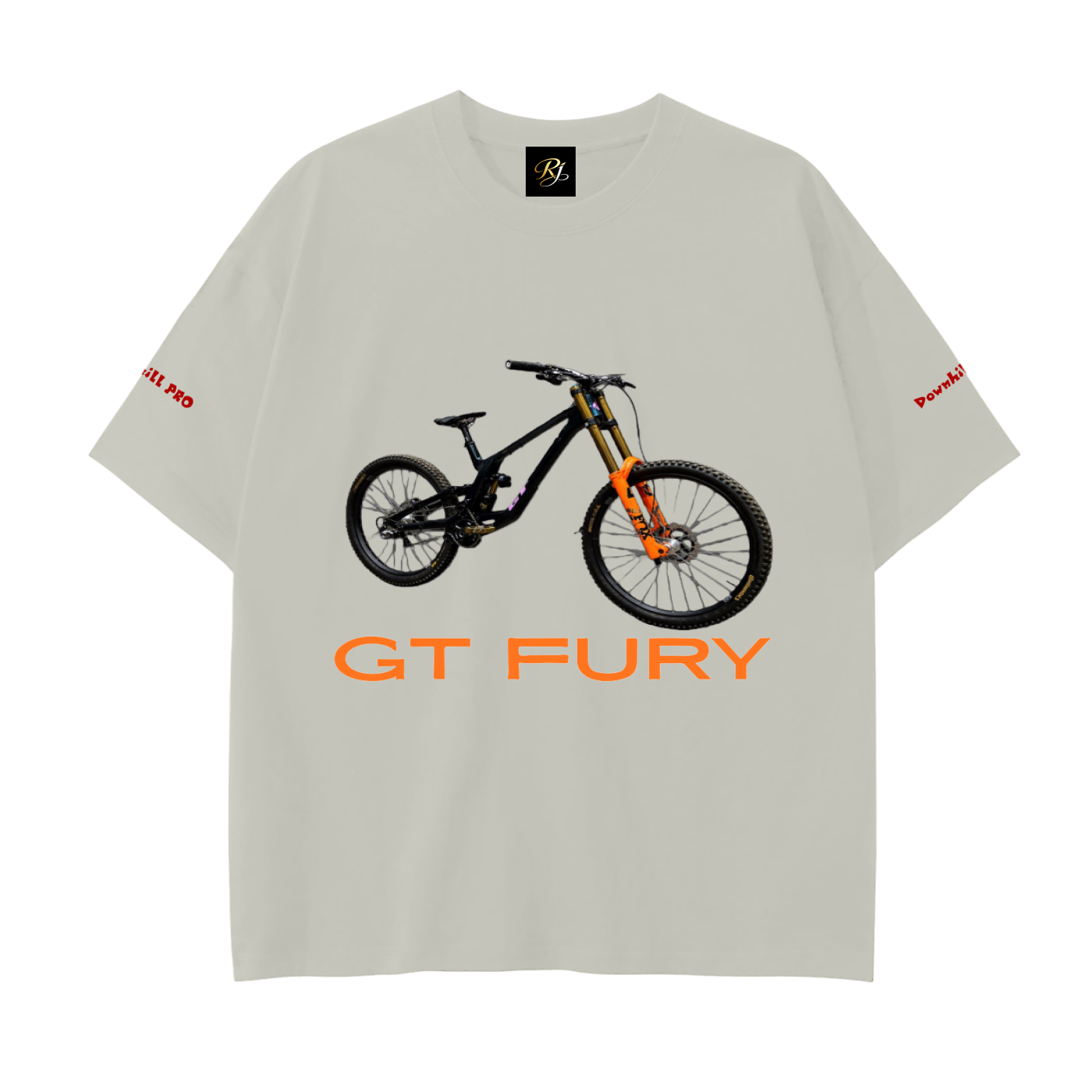 GT Fury, MTB, Drop Shoulder Cotton T-Shirt