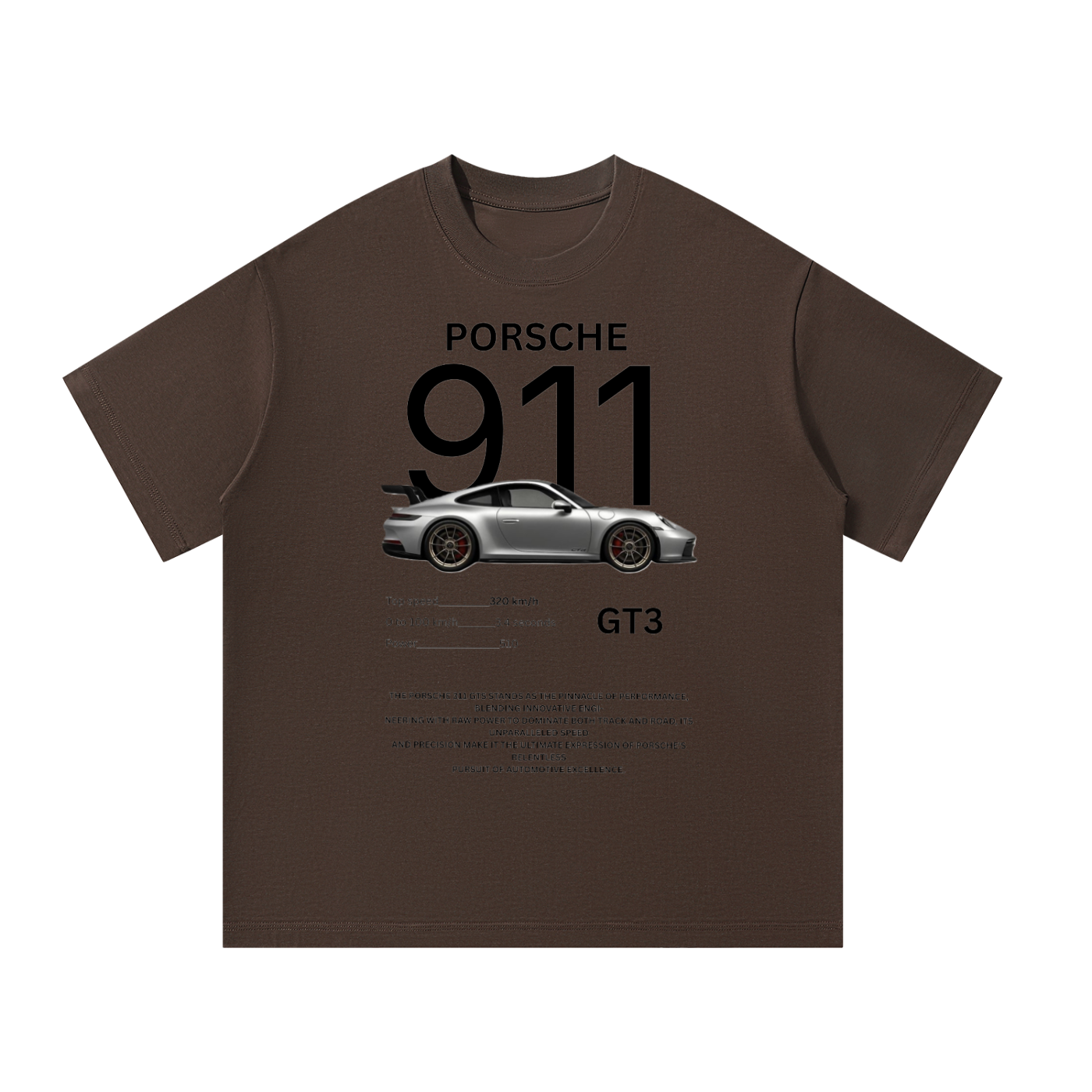 Porsche 911 GT3 Unisex Oversized T-Shirt