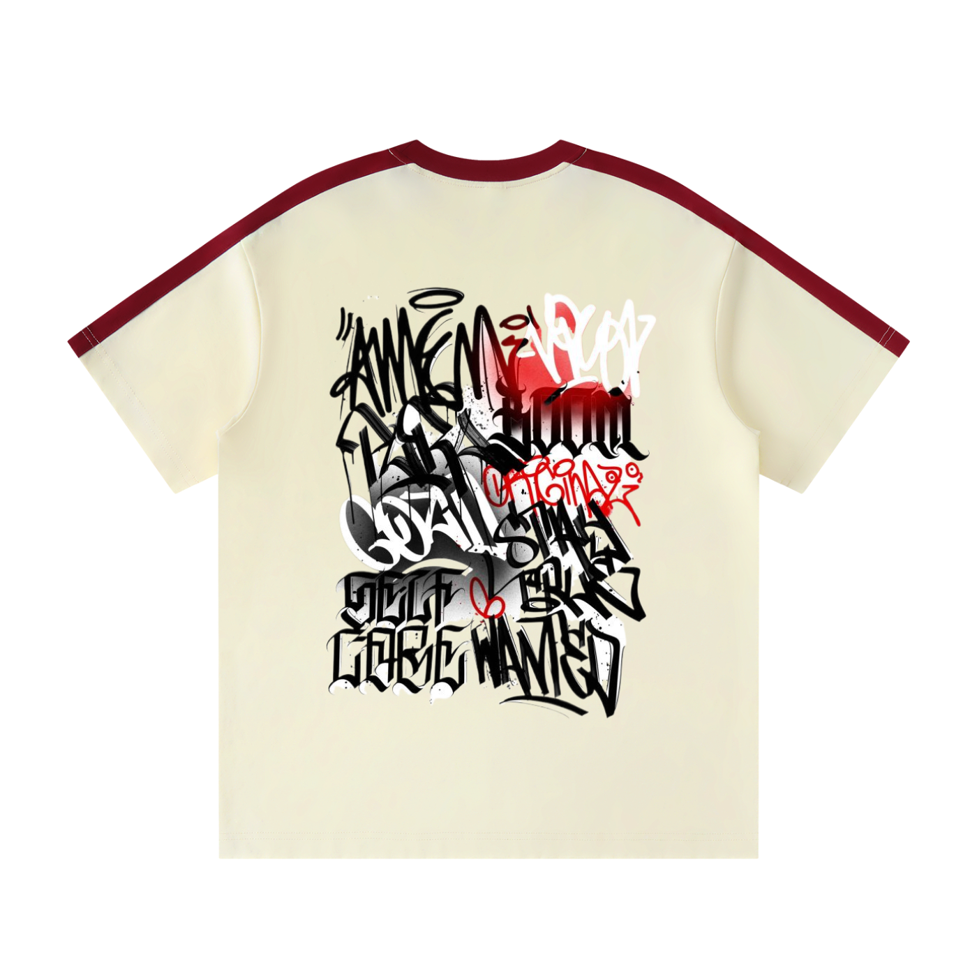 Unisex Colorblock Striped T-Shirt