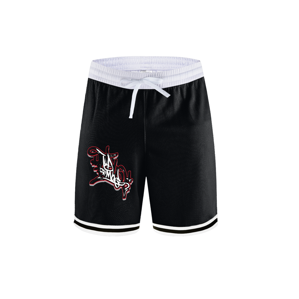 Classic Stripe Trim Basketball Shorts