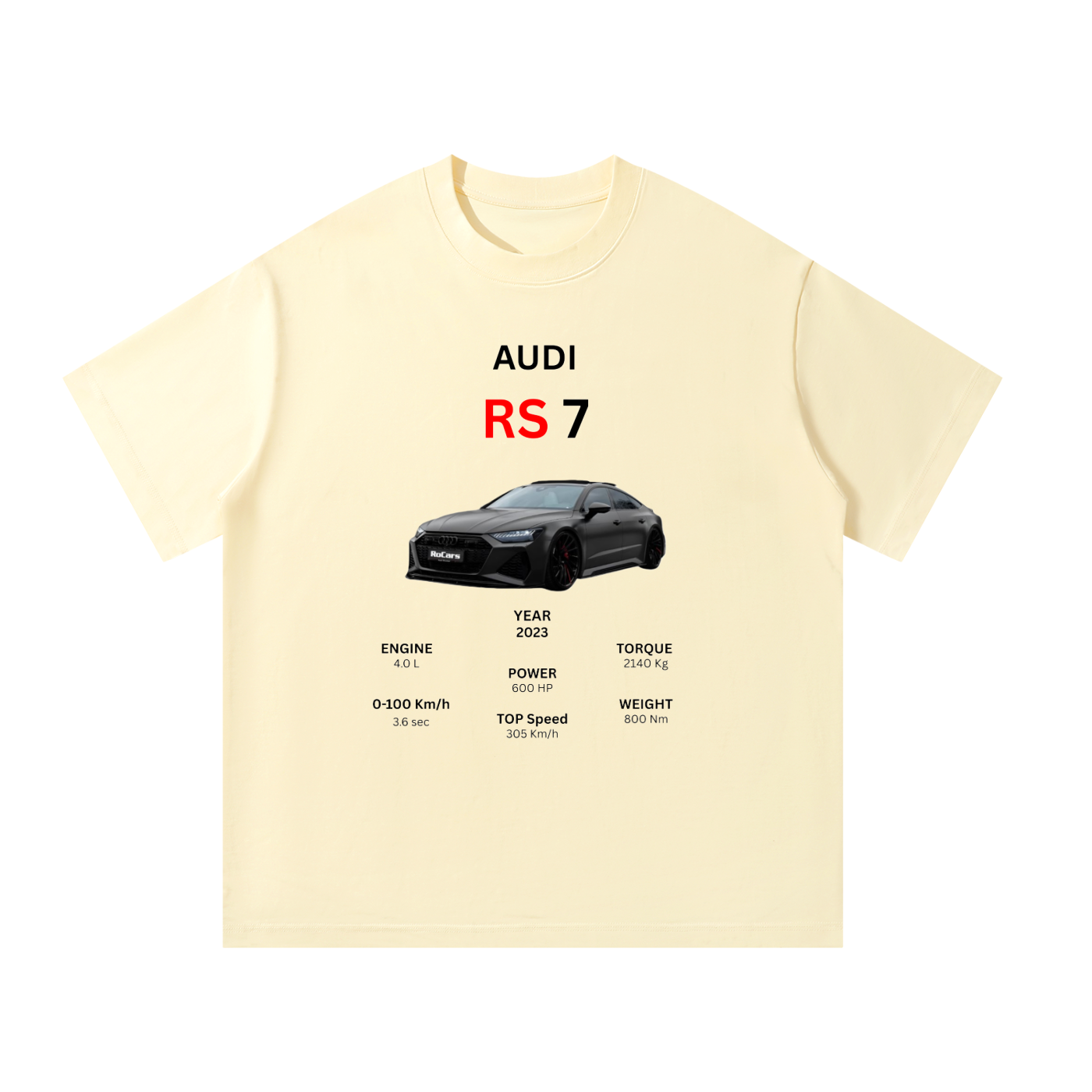 Audi RS7 Unisex Oversized T-Shirt