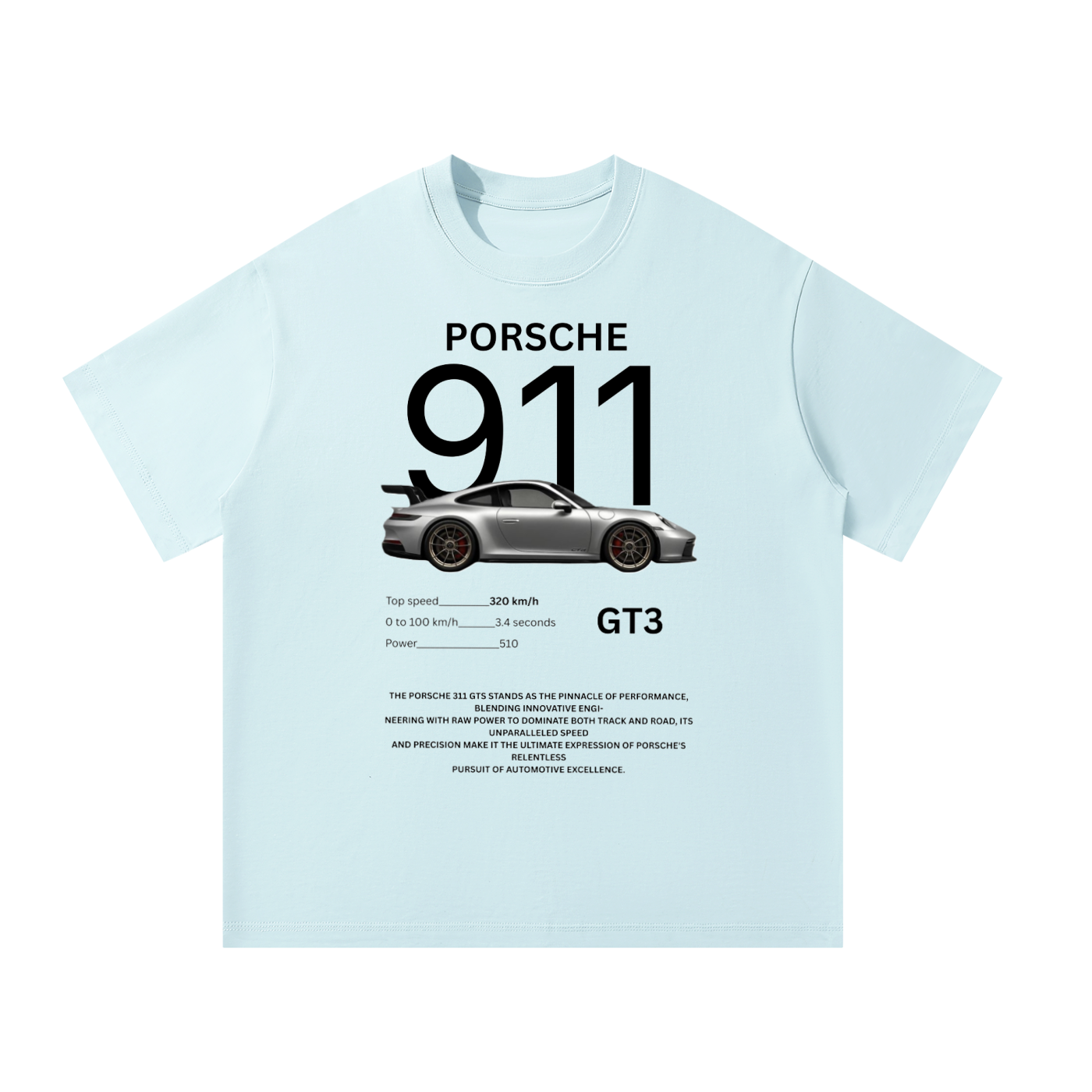 Porsche 911 GT3 Unisex Oversized T-Shirt
