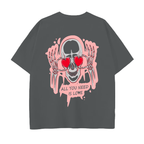Drop Shoulder Cotton T-Shirt
