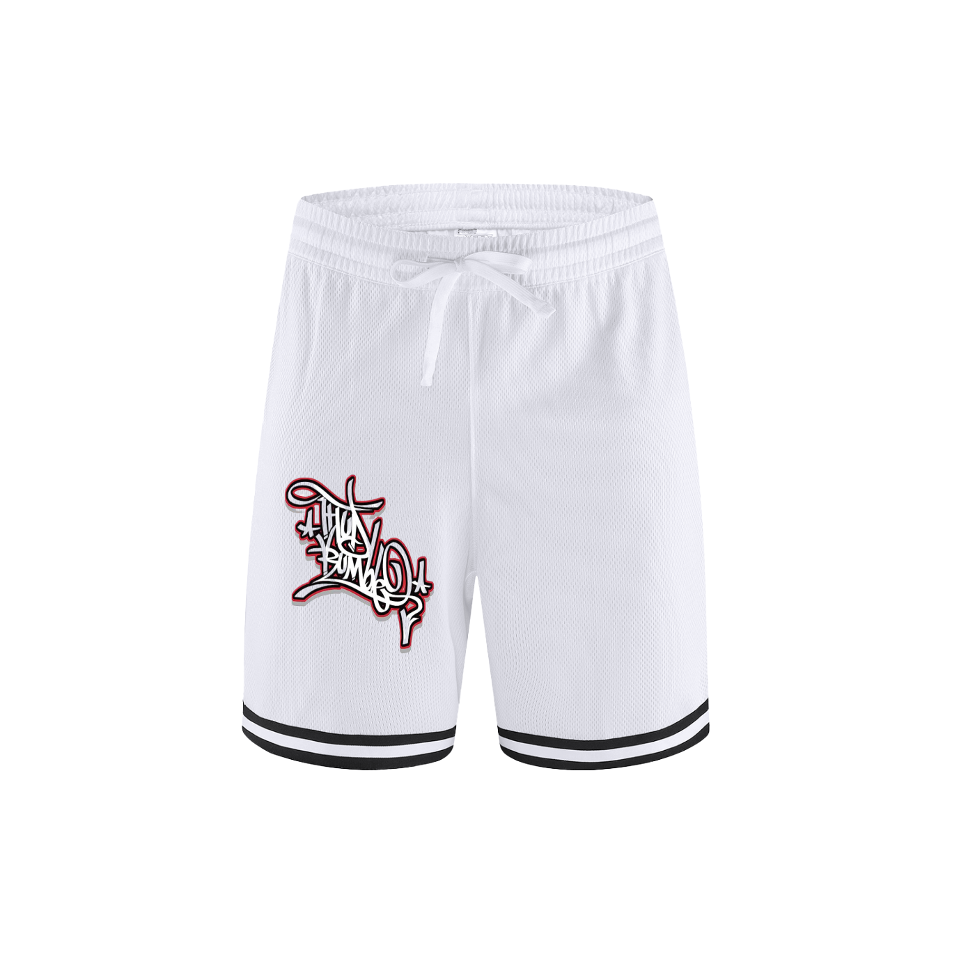 Classic Stripe Trim Basketball Shorts
