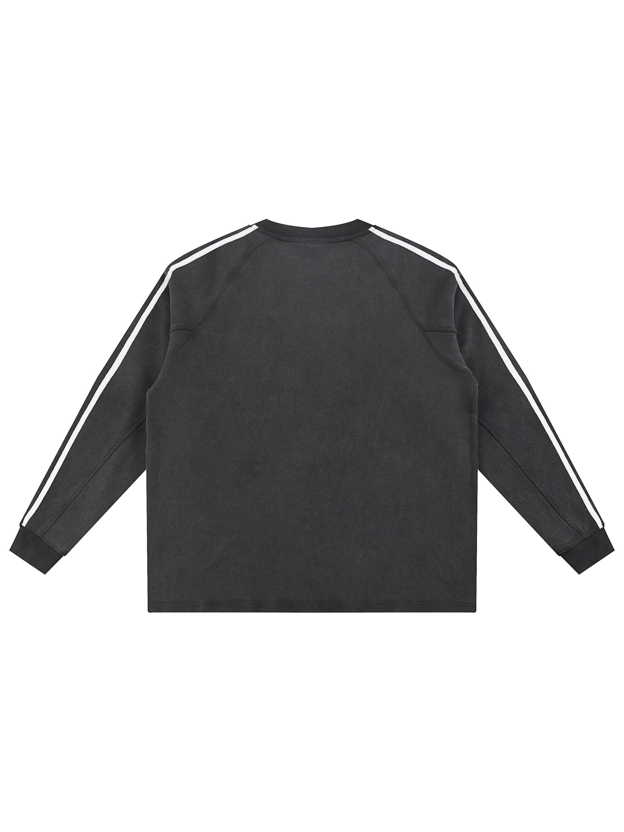 ride or die, Snow Washed Contrast Tape Sweatshirt